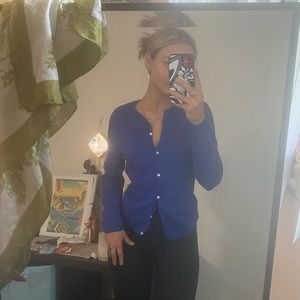 ralph lauren button down sweater medium